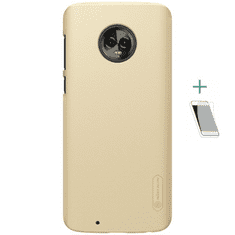 Nillkin Motorola Moto G6, Műanyag hátlap védőtok, Super Frosted, arany (RS76643)