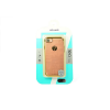 Apple iPhone 7 / 8 / SE (2020) / SE (2022), Műanyag hátlap védőtok, Kingsir, áttetsző/arany (42611)