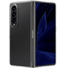 Spigen Samsung Galaxy Z Fold4 5G SM-F936B, Műanyag hátlap védőtok, Airskin, ultravékony, átlátszó (123920)