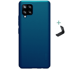 Nillkin Samsung Galaxy A42 5G / M42 5G SM-A426B / M426B, Műanyag hátlap védőtok, stand, Super Frosted, zöldes-kék