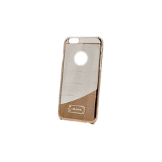 USAMS Apple iPhone 6 / 6S, Műanyag hátlap védőtok, E-Plating, átlátszó/arany (42587)