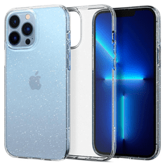 Spigen Apple iPhone 13 Pro Max, Szilikon tok, Liquid Crystal Glitter, átlátszó (8809756649455)