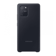 SAMSUNG Galaxy S10 Lite SM-G770, Szilikon tok, fekete, gyári (8806090273803)