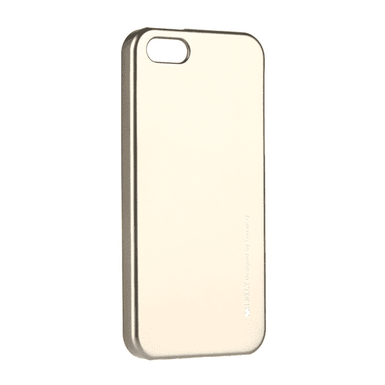Mercury Apple iPhone 6 Plus / 6S Plus, TPU szilikon tok, i-Jelly, matt hatású, arany (62777)