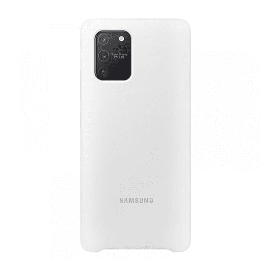 SAMSUNG Galaxy S10 Lite SM-G770, Szilikon tok, fehér, gyári (8806090273773)