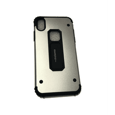 MOTOMO Apple iPhone X / XS, TPU szilikon tok, műanyag kerettel, Metal, fekete/ezüst (42580)