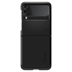 Spigen Samsung Galaxy Z Flip3 5G SM-F711B, Szilikon tok + műanyag hátlap, Tough Armor, fekete (RS114942)