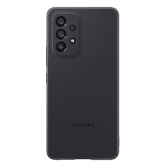 SAMSUNG Galaxy A53 5G SM-A536U, Szilikon tok, fekete, gyári (RS114605)