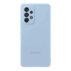 SAMSUNG Galaxy A53 5G SM-A536U, Szilikon tok, világoskék, gyári (RS114612)