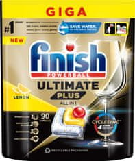 Finish Ultimate Plus All in 1 mosogatógép kapszula Lemon, 90 db