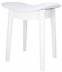 RAMIZ Fehér retro szék 38x28x47cm