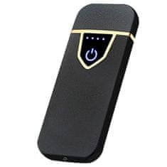 OEM Unique elektromos öngyújtó USB töltéssel-Fekete/Matt
