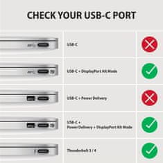 AXAGON RVC-HI2MC, USB-C -> HDMI 2.0a reduktor / kábel 1,8m, 4K/60Hz HDR10