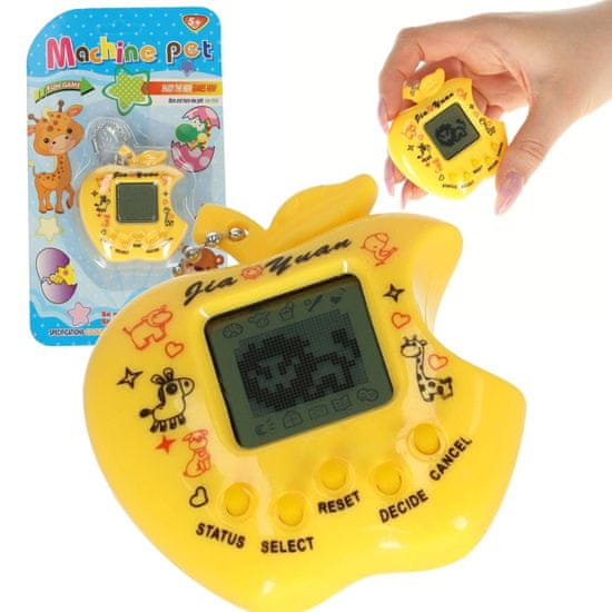 Aga Toy Tamagotchi elektronikus játék alma sárga