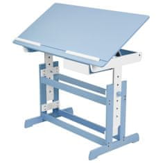 tectake Állítható magasságú íróasztal 109x55x63-94cm