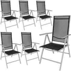 tectake 6 alumínium kerti összecsukható szék