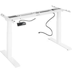 tectake Asztalláb elektronikusan állítható magassággal, memóriafunkciókkal, extra széles 110-190x68x58-123cm