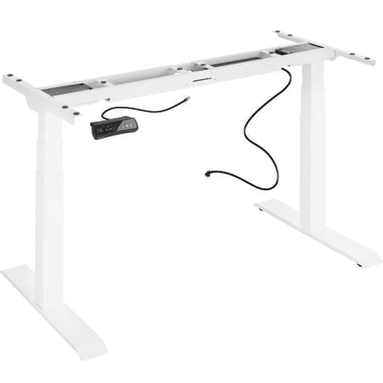 tectake Asztalláb elektronikusan állítható magassággal, memóriafunkciókkal, extra széles 110-190x68x58-123cm