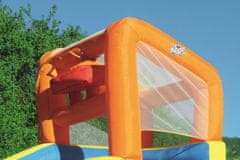 Bestway Bestway H2OGO! Turbo Splash Water Zone Mega Water Park Felfújható játszóközpont, gyerekeknek, 3,65 m x 3,20 m x 2,70 m