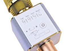 RAMIZ Vezeték nélküli Bluetooth mikrofon hangszóróval arany színben