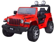 RAMIZ Gyermek Jeep Wrangler Rubicon piros színeben ( 4 kerék meghajtásos )