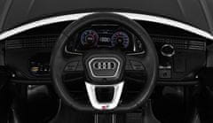 RAMIZ NOVOKIDS Audi Q8 Lift elektromos autó gyerekeknek, akkumulátorral, EVA gumikerekek, 3-8 év, Nyitható ajtók, Akkumulátor 12V, 2 sebesség, hossz 109 cm, 2 motor 390 W, Fekete