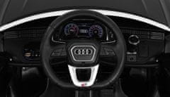 RAMIZ NOVOKIDS Audi Q8 Lift elektromos autó gyerekeknek, akkumulátorral, EVA gumikerekek, 3-8 év, Nyitható ajtók, Akkumulátor 12V, 2 sebesség, hossz 109 cm, 2 motor 390 W, Fekete