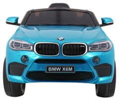 RAMIZ BMW X6M kék színű elektromos kisautó