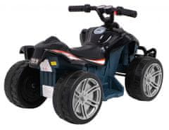 RAMIZ Novokids Mini Monster elektromos ATV akkumulátorral gyerekeknek, hossza 70 cm, 3-6 év, max 30 kg, 6V, fekete