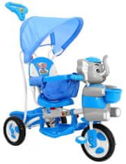 RAMIZ Tricikli elefántos- kék színben