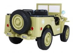 RAMIZ Homok színű katonai akkumulátoros autó