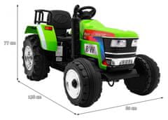 RAMIZ BLAIZN BW elektromos traktor zöld színben