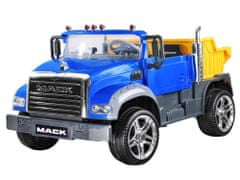 RAMIZ Mack kétszemélyes billenőplatós teherautó kék színben
