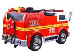 RAMIZ Elektromos kétszemélyes tűzoltóautó hang- és fényeffektusokkal