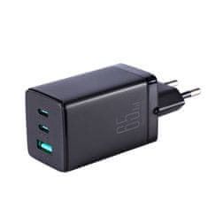 Joyroom TCG01 GaN hálózati töltő USB / 2x USB 65W + kábel USB-C, fekete