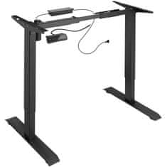 tectake Asztalláb elektronikusan állítható magassággal, memóriafunkciókkal 85-129x65x71-121cm
