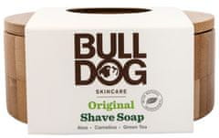 Bulldog Shave Soap Borotvaszappan bambusz tálban, 100 g