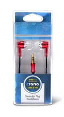 Crono E14R - fülhallgató, 3,5 mm-es csatlakozó, piros színű