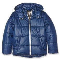 téli kabát kapucnis sötétkék 9 év (134 cm)