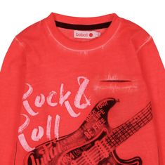 Boboli póló gitáros piros 2-3 év (98 cm)