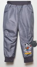 Disney Mickey egér bélelt vízlepergetős nadrág szürke 5-6 év (116 cm)