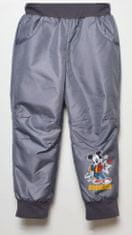 Disney Mickey egér bélelt vízlepergetős nadrág szürke 5-6 év (116 cm)