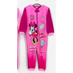 Disney Minnie Egér mintás pizsama overáll fukszia 4-5 év (110 cm)