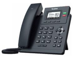 YEALINK SIP-T31 SIP telefon, 2,3" 132x64-es, háttérvilágításos LCD kijelző, 2 x SIP fiók, 100M Eth
