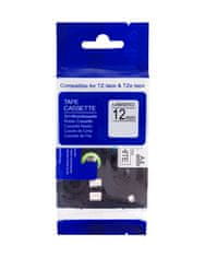 PrintLine kompatibilis szalag Brother TZE-531, 12mm, fekete nyomtatás/kék hátlap