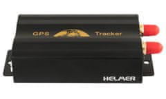Helmer GPS lokátor LK 506 járművek és értéktárgyak nyomon követésére az autó kábelezéséhez való csatlakozással