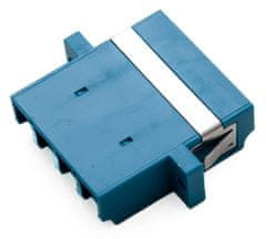 XtendLan LC-LC négyes adapter, SM, kék, optikai szekrényekhez