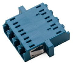 XtendLan LC-LC négyes adapter, SM, kék, optikai szekrényekhez