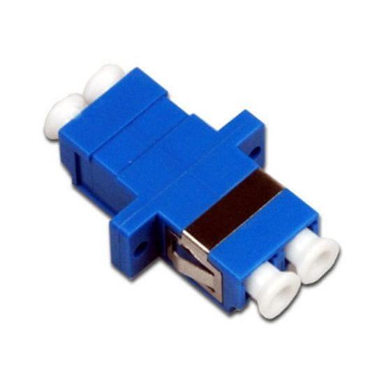 XtendLan LC-LC duplex adapter, SM, kék, optikai szekrényekhez