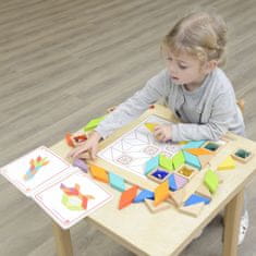Masterkidz Mozaik Puzzle Tanulás színek és formák Tangram Montessori